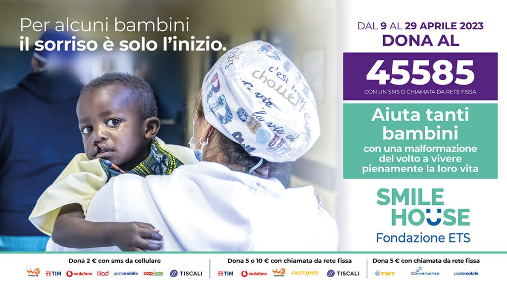 Clinica Parioli sostiene l’iniziativa di fundrasing promossa da “SMILE HOUSE FONDAZIONE ETS”